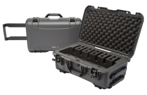 NANUK (PLASTICASE INC) Graphite Resin Handgun Case - Airline Approved Floatable Dust/Waterproof Impact Resistant 9356UP7