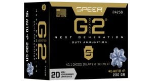 Speer Gold Dot .45 ACP +P 230 gr G2 Personal Protection 20 Rounds Ammunition - 24256