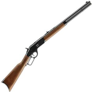 Winchester Model 1873 Short 45 (Long) Colt Blued Lever Action Rifle - 20in - Brown