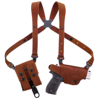 GALCO Classic Lite 2.0 Right Hand Natural Tan Shoulder System For Glock 17/19/22/23 (CL2-224)
