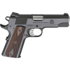 Springfield Armory PX9418 1911 Garrison 7+1 4.25" Stainless Match Grade Barrel, Blued Serrated Carbon Steel Slide & Frame w/Beavertail, Thinline Wood Grip