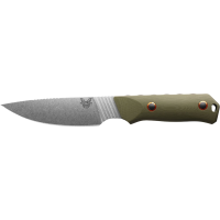 Benchmade Hunt Raghorn Fixed Blade Knife 4" Drop Point CPM S30V Stonewashed Blade G-10 Handle Green