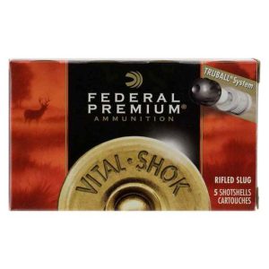 Federal TruBall 12 Gauge 2-3/4in 1oz Rifled Slug Shotshells - 5 Rounds