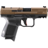 Canik TP9 Elite SC 9mm Luger Pistol 3.6" Barrel 15+1 Round Bronze Cerakote Slide Black Grip Black Frame