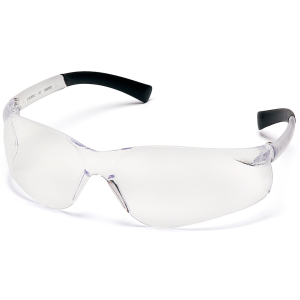 PYRAMEX Ztek Clear Safety Glasses with DP1000 Disposable Earplugs (PYS2510SDP)