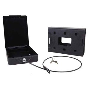 Bulldog Personal Car Vault Key Lock Pistol Safe - Black