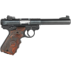 Ruger Mark IV Target 22LR Pistol 5.5" Barrel 10+1 Round Brown Grip Black Frame