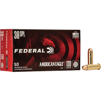 Federal American Eagle 38 Special Ammo 130 Grain Full Metal Jacket Box of 50