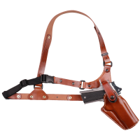 Galco GA228R Great Alaskan Chest Holster Fits Chest Up To 54" Tan/ Fits Glock 20/21
