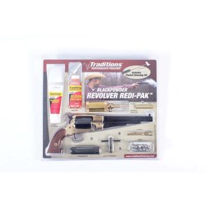 Traditions Performance Firearms 1858 Army Black Powder .44 Cal Revolver Redi-Pak 8" 6rds, Walnut