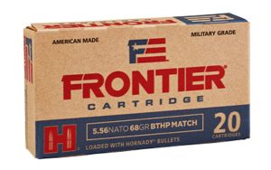 Hornady Frontier 5.56 Nato 68gr BTHP Match 20 Rounds - FR310