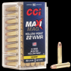 CCI Maxi-Mag 22 WMR 40gr JHP 50rd Box