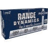 Fiocchi Training Dynamics 380 ACP Ammo 95 Grain Full Metal Jacket Box of 50