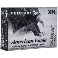 Federal XM33CX American Eagle 50 BMG 660 Grain Full Metal Jacket 10 rounds (Free Shipping)