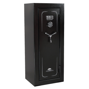 Sports Afield SECSA5924P Preserve SA5924P Electronic Keypad/Key Entry Black Textured Steel Holds 24 + 4 59" H x 24" W x 20" D Fireproof- Yes