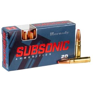 Hornady Subsonic 300 AAC Blackout 190gr Sub-X Rifle Ammo - 20 Rounds
