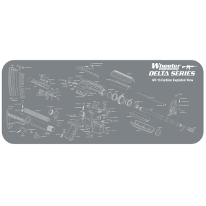 Wheeler Delta Series AR-15 Gun Cleaning Mat 20" x 47"
