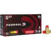 Federal Syntech Range 45 ACP Ammo 230 Grain Federal TSJ Total Synthetic Jacket (TSJ) Case of 500 (10 Boxes of 50)