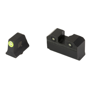 XS Sight Systems R3D 2.0 Suppressor Height Tritium Night Sights for Glock 20, 21, 29, 30 Pistols - Green