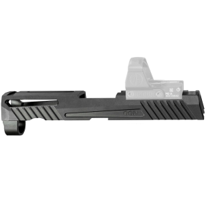 Grey Ghost Precision V1 Slide for Sig P320 Full Size RMR, DeltaPoint Pro Optic Cut Black