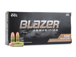 CCI Blazer Brass 9mm 115 Gr FMJ 100rd (Box)