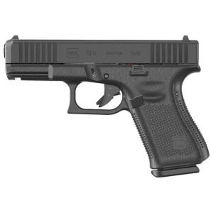 Glock G19 V 9mm Luger 4in nDLC Black Pistol - 10+1 Rounds