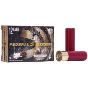Federal Premium Flitecontrol 12 Gauge 3in 00 Buck Copper Plated Shotshells - 5 Rounds #00 Buck
