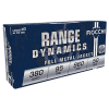 FIOCCHI Range Dynamics 380 ACP 95 gr Full Metal Jacket Ammunition | 50 Rounds