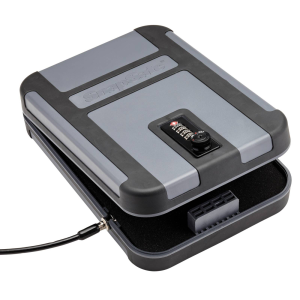 SnapSafe TrekLite XL Lock Box, TSA Combo Lock, Gray