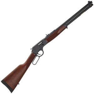 Henry Big Boy Steel Side Gate 44 Magnum Blued/Walnut Lever Action Rifle - 20in - Black/Wood