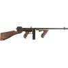 Thompson 1927A1 Deluxe Semi Automatic Rifle 45 ACP 18" Blued Threaded Barrel Case Hardened Frame Walnut Pistol Grip