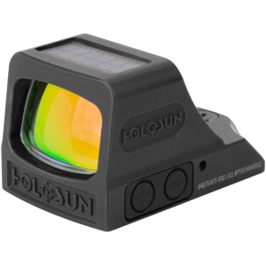 Holosun HE508T-GR-X2 Elite Reflex Red Dot Sight 1x Selectable Green Reticle Solar/Battery Powered Titanium Matte Black