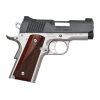 Kimber Mfg.,inc 3200321 Ultra Carry II Two-Tone 7+1 3" Matte black Brush-Polished Steel Slide Satin Silver Smooth/Checkered Rosewood Grip
