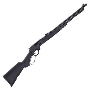 Henry X Model 360 Buckhammer Blued Steel Lever Action Rifle - 21.4in - Black