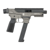 Masterpiece Arms Defender 30K, 9mm, 4.5 Threaded Barrel, 1- 34rd Magazine, Black & Tungsten, Pistol