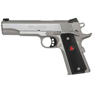 Colt Delta Elite 10mm Auto 5in Stainless Steel Pistol - 8+1 Rounds - Gray