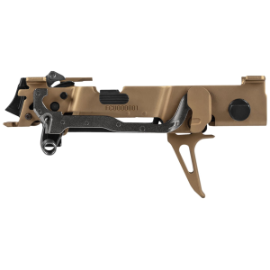 Sig Sauer 8900160 P320 Custom Works Fire Control Unit *FFL Item (FCU Only), 9mm Luger/40 S&W/357 Sig, Gold Nitride, Titanium Frame & Flat Face Skeletonized Trigger, Fits Sig P320 Parts, Pistol