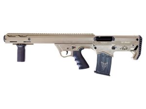 Black Aces Tactical Bullpup Left Hand Pump Action 12 Gauge Shotgun, FDE - BATBPPFDELH