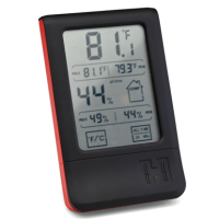 Hornady Digital Hygrometer, Red AAA 10" x 7" x 2" Dimensions - 95909