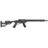 Ruger Precision Rimfire Bolt Action Rifle 22 Winchester Magnum Rimfire (WMR) 18" Matte Threaded Barrel Black Frame Black Pistol Grip