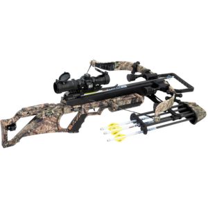 Excalibur Micro Suppressor Extreme Crossbow Tact100 Scope and Charger EXT 6.4lbs 400 FPS Mossy Oak Break-Up Country Color1 : Mossy Oak Break-Up