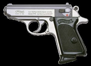 Walther PPK DA/SA Semi-Auto Pistol - Stainless Steel