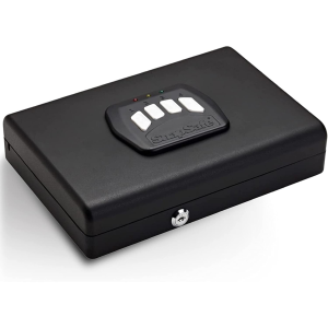 Hornady SnapSafe Gun Keypad Vault Keypad Handgun Vault Safe for Pistols and Valuables 4-6 Keypad Entry with Backup Keys - 75432