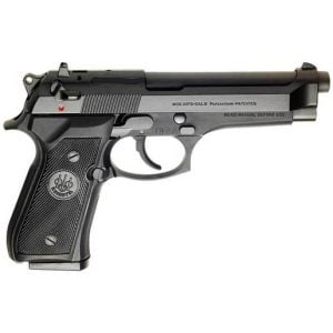 Beretta Model 92FS 9mm Luger 4.9in Matte Black Bruniton Pistol - 15+1 Rounds Full Size