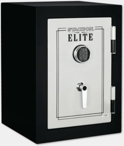 Stack-On Elite Executive Fire Safe Matte Black/Silver E-029-SB-E