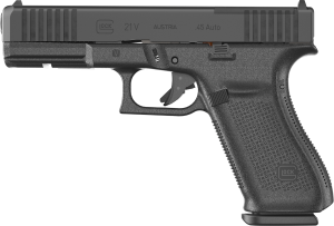 Glock 21 V MOS 4.61" .45 ACP OR FS Rail (3)13rd Pistol, Black - UV2150203MOS