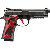 Beretta 92X Performance 9mm Luger Pistol 4.9" Barrel 18+1 Round Black Slide Red Grip Black Frame