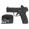 Springfield Hellcat Pro 9mm Pistol with Viridian RFX-11 Green Dot, Four Mags and Pistol Bag