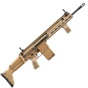 FN SCAR 17S 7.62mm NATO 16.25in Flat Dark Earth Semi Automatic Modern Sporting Rifle - 20+1 Rounds - Tan