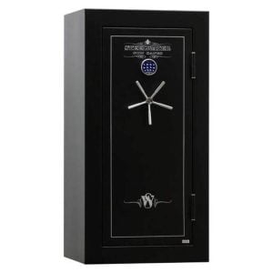 Steelwater Heavy Duty 26 Long Gun Safe - Semi Gloss Black